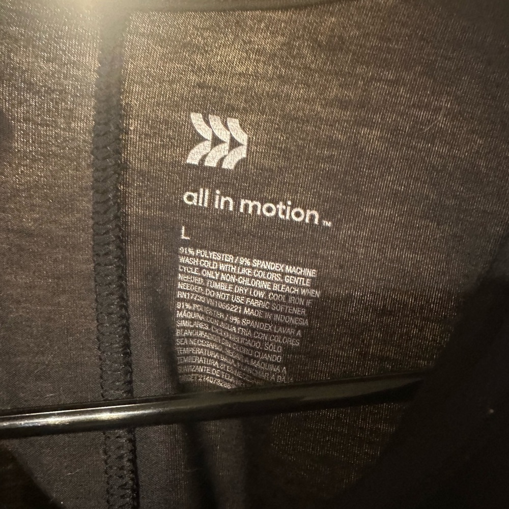 All in motion tank top, size Large